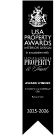 USA Property Awards ribbon for 3D house rendering services, 2005-2006.