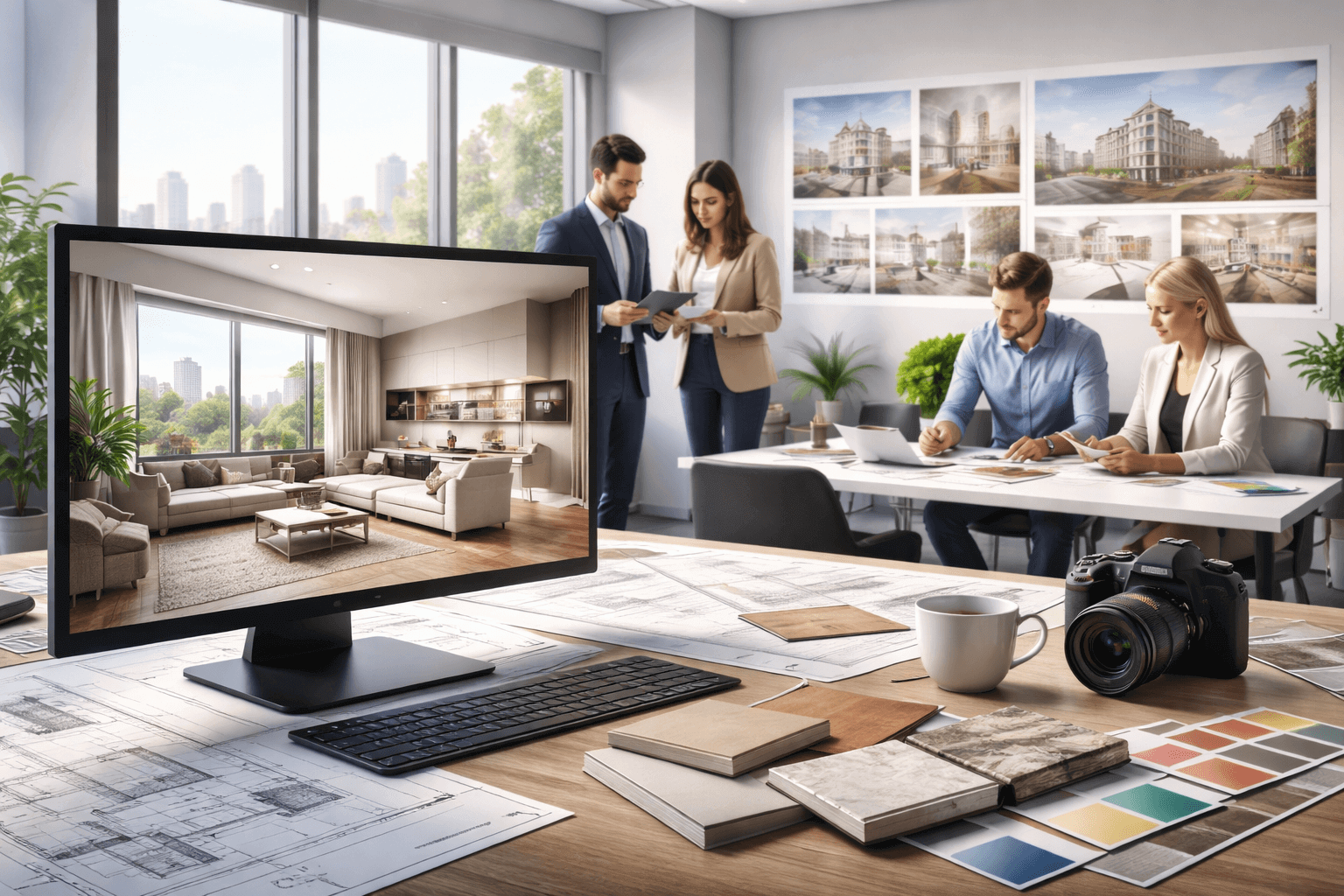 3D Interior Rendering for Real Estate Marketing